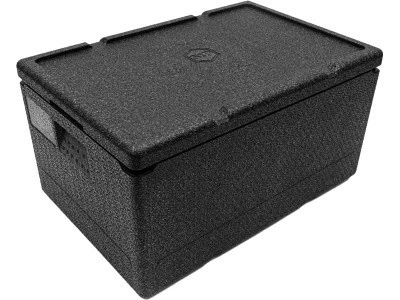 Термоконтейнер 600х400х320 46л. с крышкой, плотность 55, код: 32778