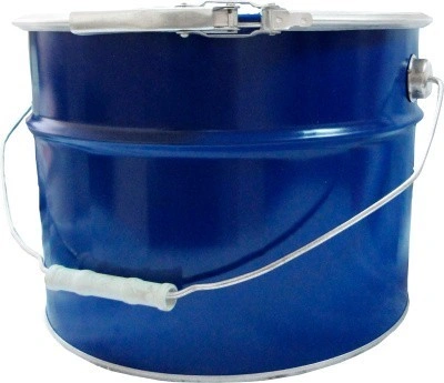 Ведро металл 10л. с крышкой на обруче, с покрытием внутри, арт. ВМо 10с с покрытием (Б), код: 28123