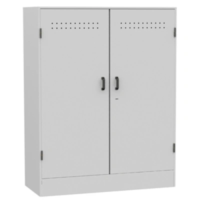 Шкаф для хранения бронежилетов и касок 2000x1560x625 мм Светло-серый