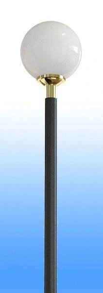 Стальной фонарный столб Т-02 со светильником 3,9 м