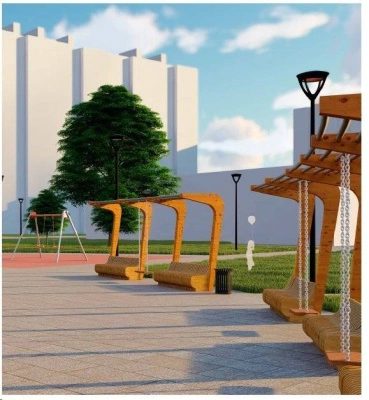 Скамья - качели тип 2