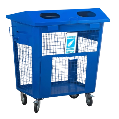 Контейнер сетчатый для сбора пластика КСМ-0,9 П