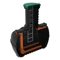 Сорбционный фильтр Rostok G 3500 с горловиной 1000 мм с входом и выходом 160