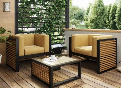 Кресло «Параллель» 2 Ангарская сосна