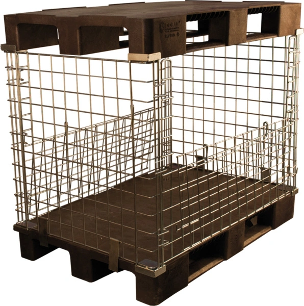 Контейнер металлический оцинкованный на паллете 1200х800х1030 мм, арт. КМБ, код: 08552