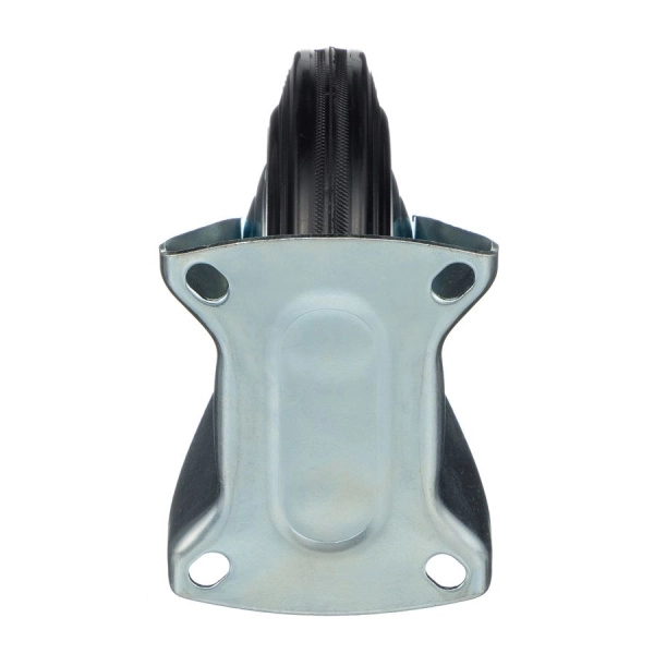 Колесо неповоротное Стелла-техник 4002-160 диаметр 160мм, грузоподъемность 145кг, резина, металл