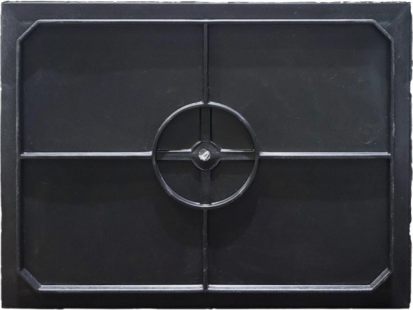 Ящик сплошной 400×300×260 мм, объем 25 л., арт.: 303, чёрный, код: 00408