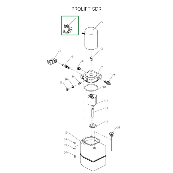 Контактор двигателя подъема 24В для штабелеров SDR/SDK, для тележек SK20