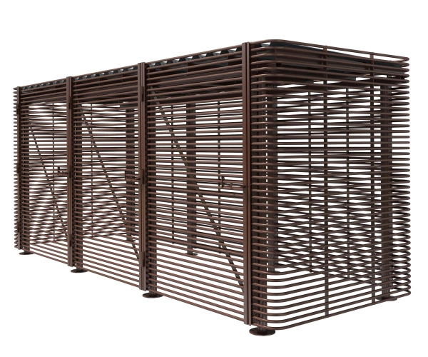 Контейнерная площадка для ТБО «МАФ - 6» без хозблока 2,0 м (на 1 контейнер)