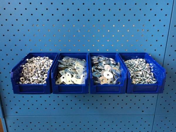 Органайзер настенный Стелла-техник V-2-650-синий , 4 ящика V-2