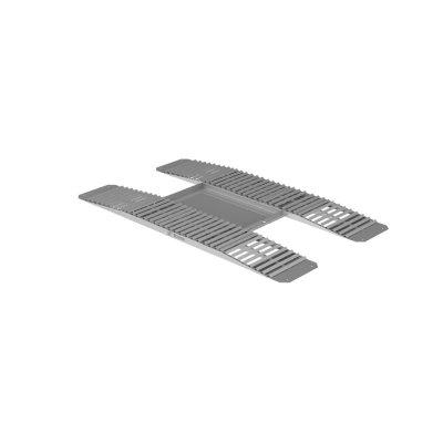 Эстакада разборная металлическая "Комфорт", 4м, грузоподъемность 70т, серая