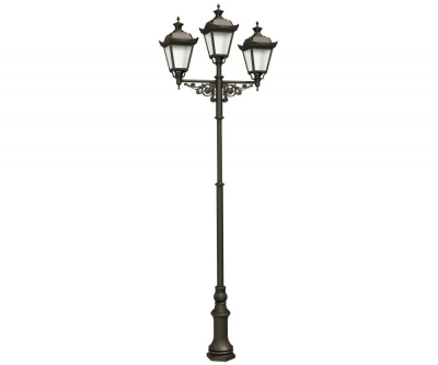 Фонарь уличный «Адмирал - 3» со светильниками 5,5 м